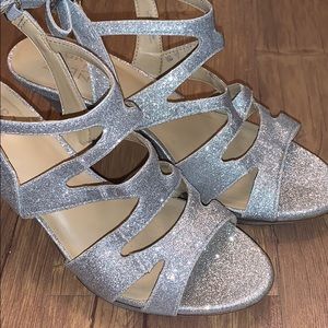 Silver heels!!